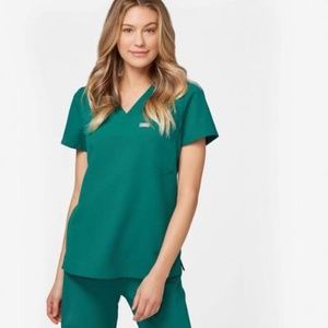 Figs Scrubs Set: Hunter Green